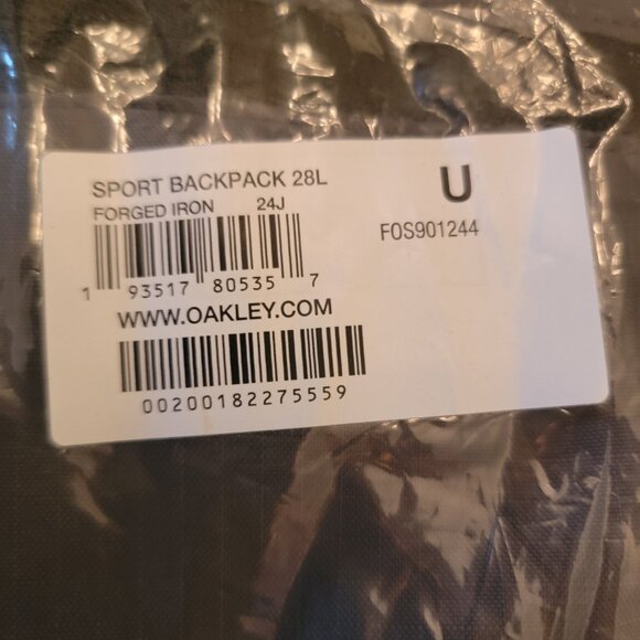 NWT Oakley Backpack - Forged Iron Gray - Laptop Pocket - FOS901244 28L Sport main image 5
